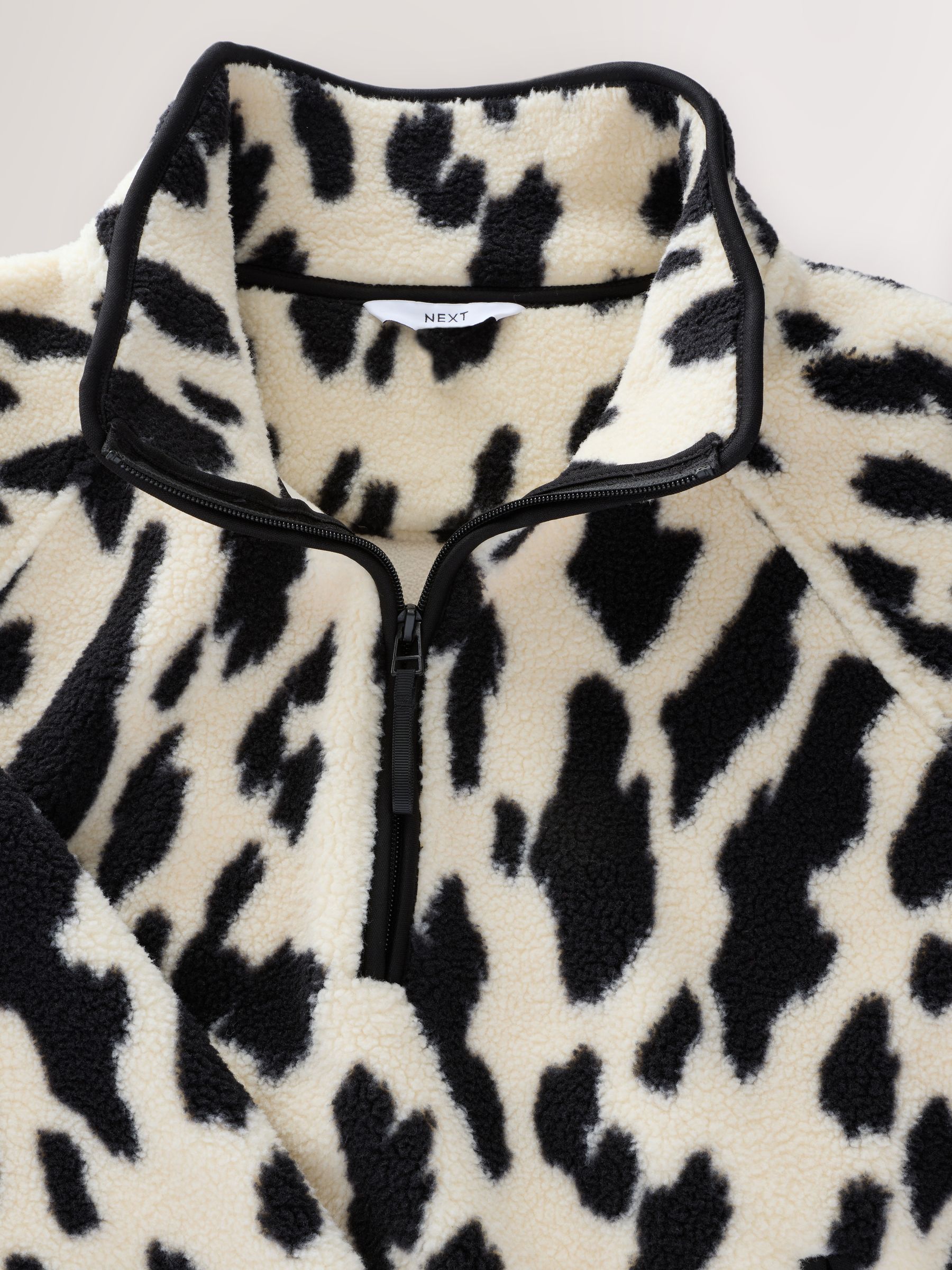 Buy Animal Print Active Printed Borg Jacket from Next USA