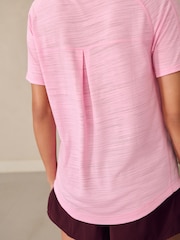 Rosa - Active Crew Neck Lightweight Short Sleeve T-Shirt - Imagen 4 de 7