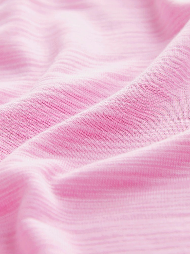 Pink - Leichtes Active-Kurzarm-T-Shirt mit Rundhalsausschnitt - Bild 8 von 8