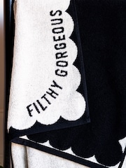 Rockett St George Filthy Gorgeous Slogan 100% Cotton Towel - Image 2 of 5