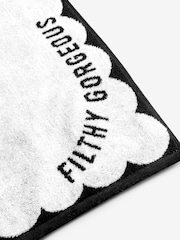 Rockett St George Filthy Gorgeous Slogan 100% Cotton Towel - Image 4 of 5