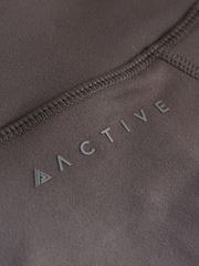 Chocolate Brown Active Sports Zip Through Yoga Jacket - Image 10 of 10