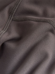 Chocolate Brown Active Sports Zip Through Yoga Jacket - Image 8 of 10