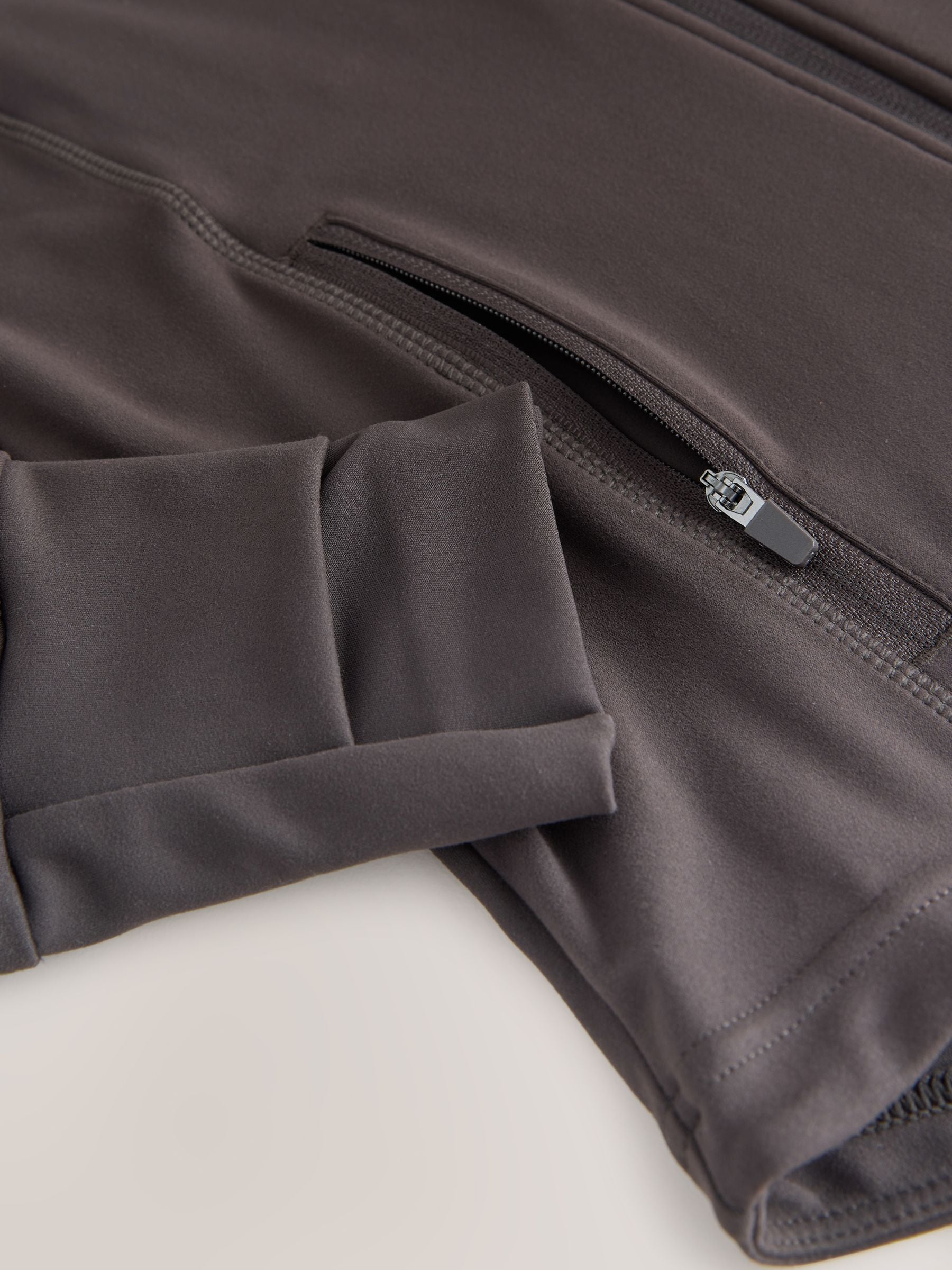 Buy Chocolate Brown Active Sports Zip Through Yoga Jacket from