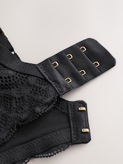 Black DD+ Non Padded Balcony Lace Bra - Image 13 of 13