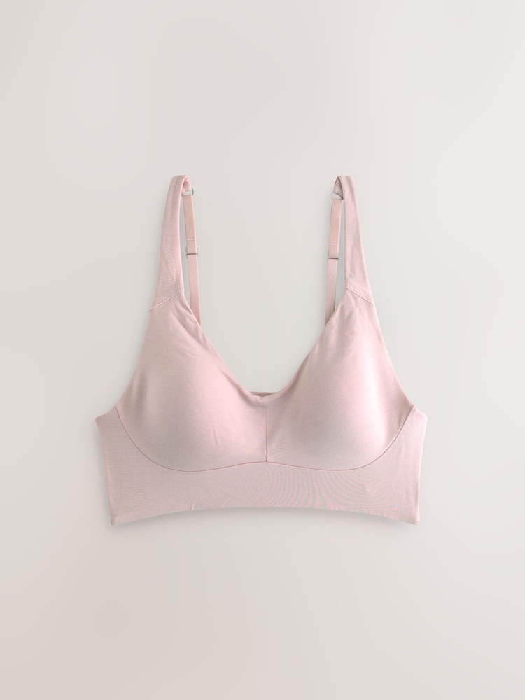 Pink Pad Non Wire A-E Ultimate Comfort Non Wire Longline Bra - Image 1 of 3