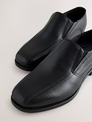 Black Leather Loafer School Shoes - Image 3 of 5