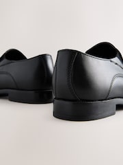 Black Leather Loafer School Shoes - Image 4 of 5