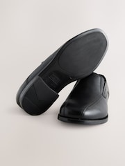 Black Leather Loafer School Shoes - Image 5 of 5