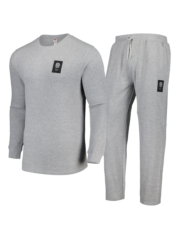 Fanatics Grey England Rugby Knitted Lounge Set - Image 1 of 3 Fanatics Grey England Rugby Knitted Lounge Set - Image 1 of 3