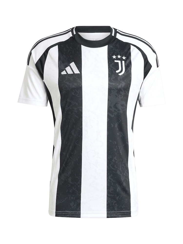 adidas Black Juventus Vlahovic 9 Home Shirt 2024-25 - Image 2 of 3