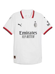 Puma White AC Milan Authentic Away Shirt 2024-25 Pulisic 11 - Image 2 of 3