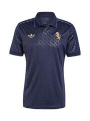 adidas Blue Juventus Vlahovic 9 Third Shirt 2024-25 - Image 2 of 3