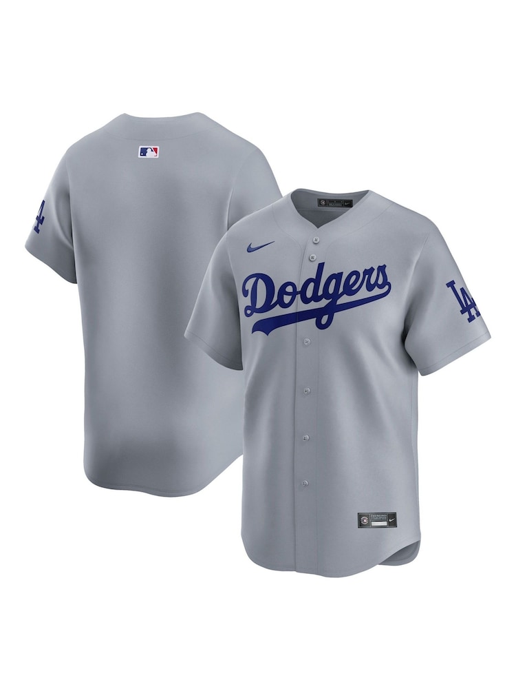 Fanatics Grey MLB Los Angeles Dodgers MLB Limited Alternate T-Shirt - Image 1 of 2