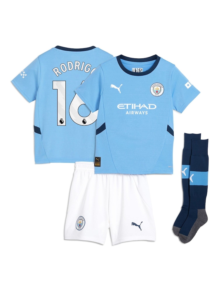 Puma Manchester City Minikit Maison Chemise 2024-25 avec Rodrigo 16 - Image 1 de 1