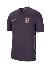 Nike Purple Blank England Dri Fit Adv Away Match Shirt 2024 - Image 2 of 5