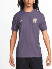 Nike Purple Blank England Dri Fit Adv Away Match Shirt 2024 - Image 4 of 5