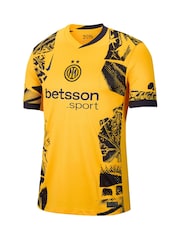 Nike Gold Inter Milan Third Stadium Shirt 2024-25 - Image 2 of 3