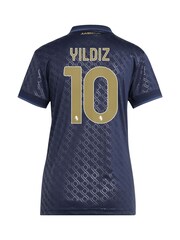 adidas Blue Womens Yildiz 10 Juventus Third Shirt 2024-25 - Image 3 of 3