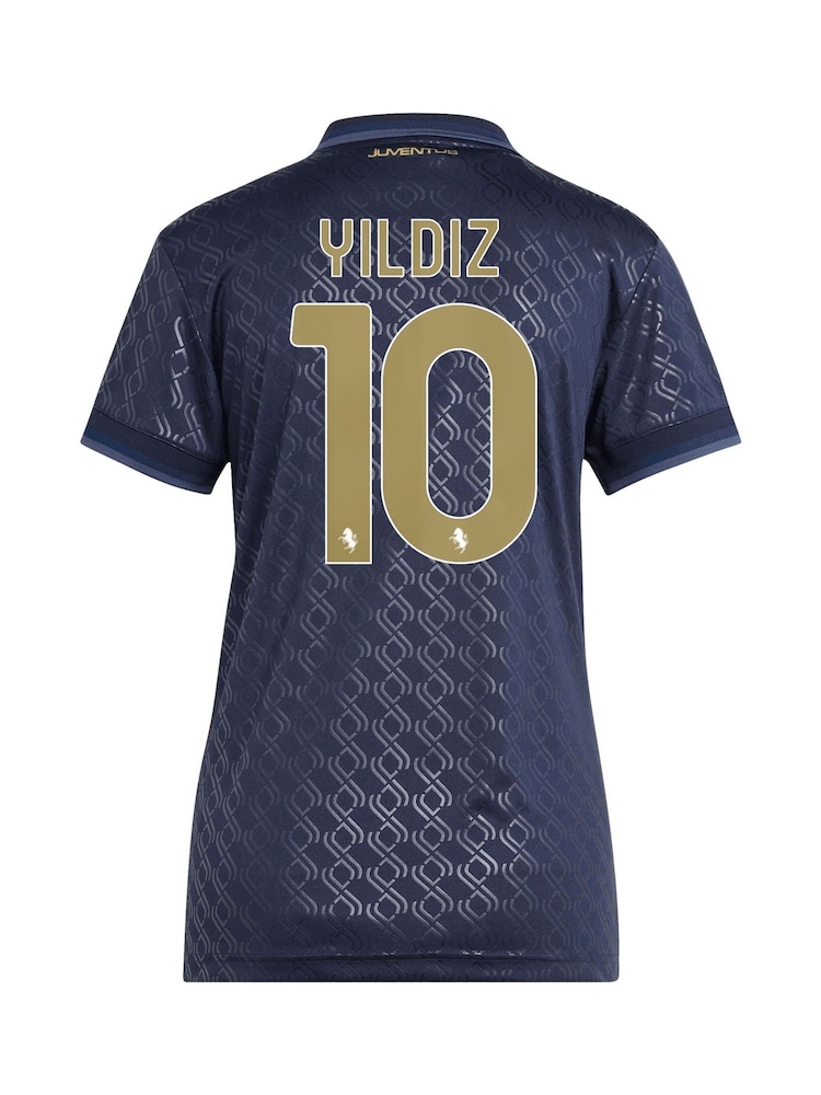 adidas Blue Womens Yildiz 10 Juventus Third Shirt 2024-25 - Image 3 of 3