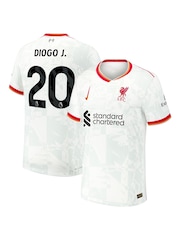 Nike White Liverpool Third Dri-FIT ADV Match Shirt 2024-25 Diogo J. 20 - Image 1 of 3