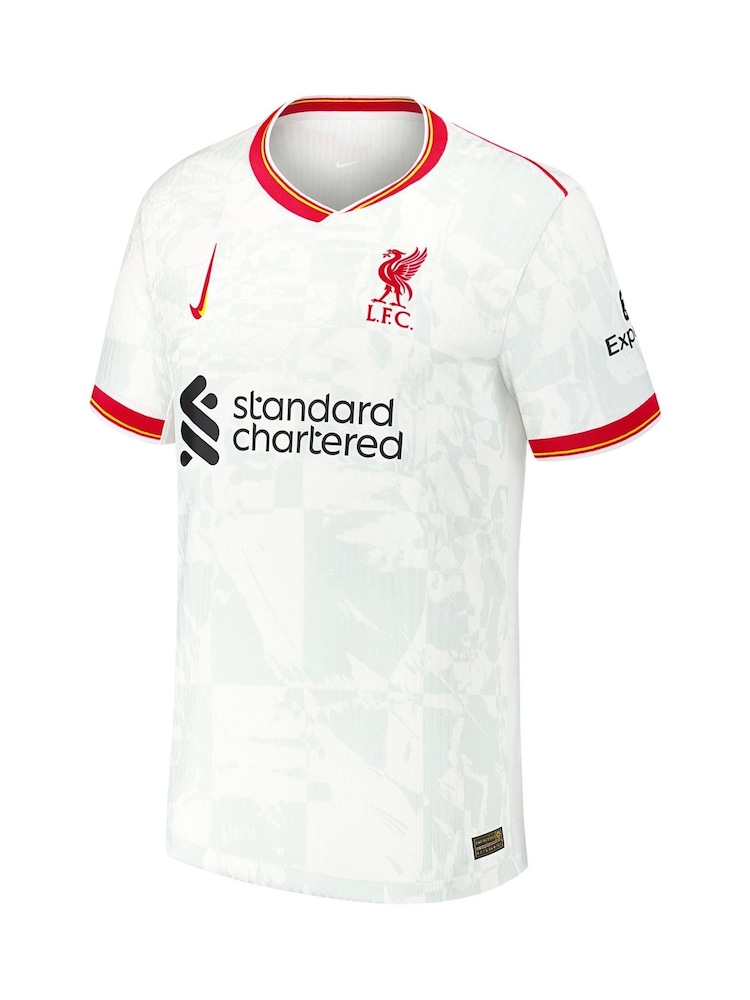 Nike White Liverpool Third Dri-FIT ADV Match Shirt 2024-25 Diogo J. 20 - Image 2 of 3