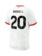 Nike White Liverpool Third Dri-FIT ADV Match Shirt 2024-25 Diogo J. 20 - Image 3 of 3