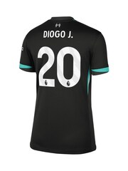 Nike Black Liverpool Away Stadium Shirt 2024-25 Womens Diogo J. 20 - Image 3 of 3