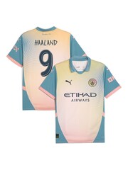 Puma Pink Manchester City Fourth Shirt 2024-25 Haaland 9 - Image 1 of 3