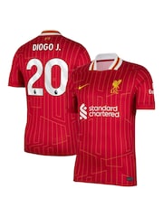 Nike Red Liverpool Home Stadium Shirt 2024-25 Diogo J. 20 - Image 1 of 3