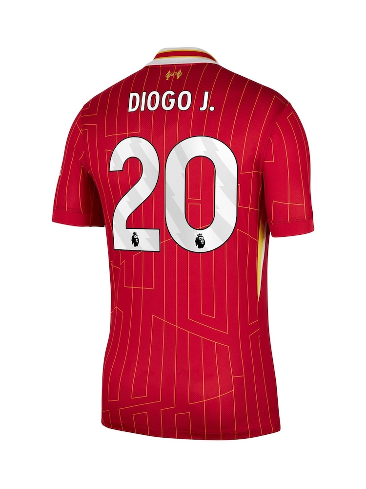Nike Red Liverpool Home Stadium Shirt 2024-25 Diogo J. 20 - Image 3 of 3