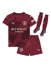 Puma Red Manchester City Third Minikit Shirt 2024-25 Rodrigo 16 - Image 2 of 3
