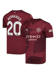 Puma Red Manchester City Third Shirt 2024-25 Bernardo 20 - Image 1 of 3