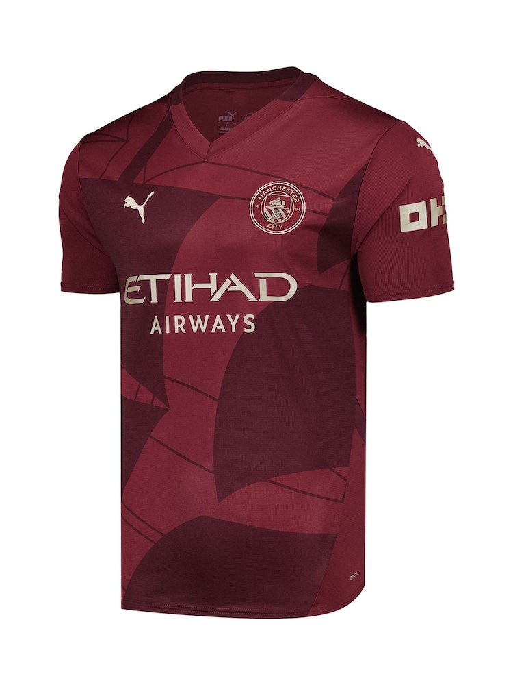 Puma Red Manchester City Third Shirt 2024-25 Bernardo 20 - Image 2 of 3