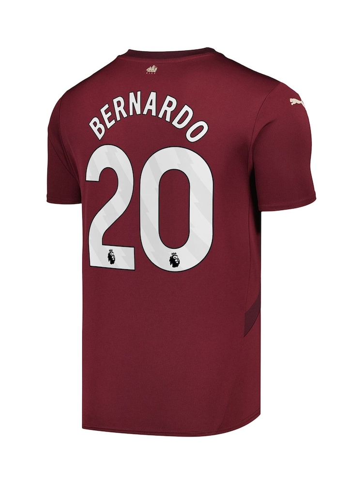 Puma Red Manchester City Third Shirt 2024-25 Bernardo 20 - Image 3 of 3