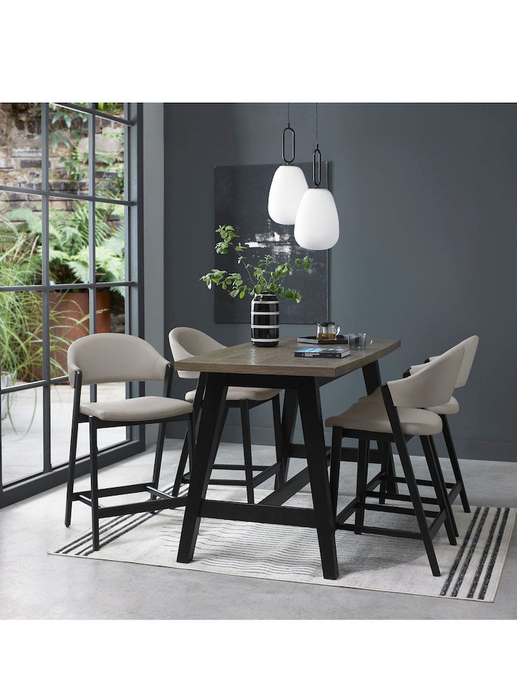 Bentley Designs Rustic Oak Camden Bar Table - Image 1 of 6