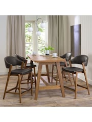 Bentley Designs Rustic Oak Camden Bar Table - Image 2 of 4