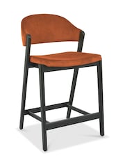 Bentley Designs Peppercorn Rust Camden Upholstered Bar Stool - Image 2 of 4