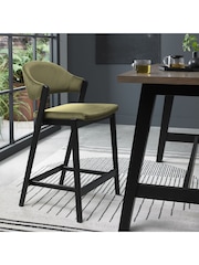 Bentley Designs Peppercorn Cedar Camden Upholstered Bar Stool - Image 1 of 4