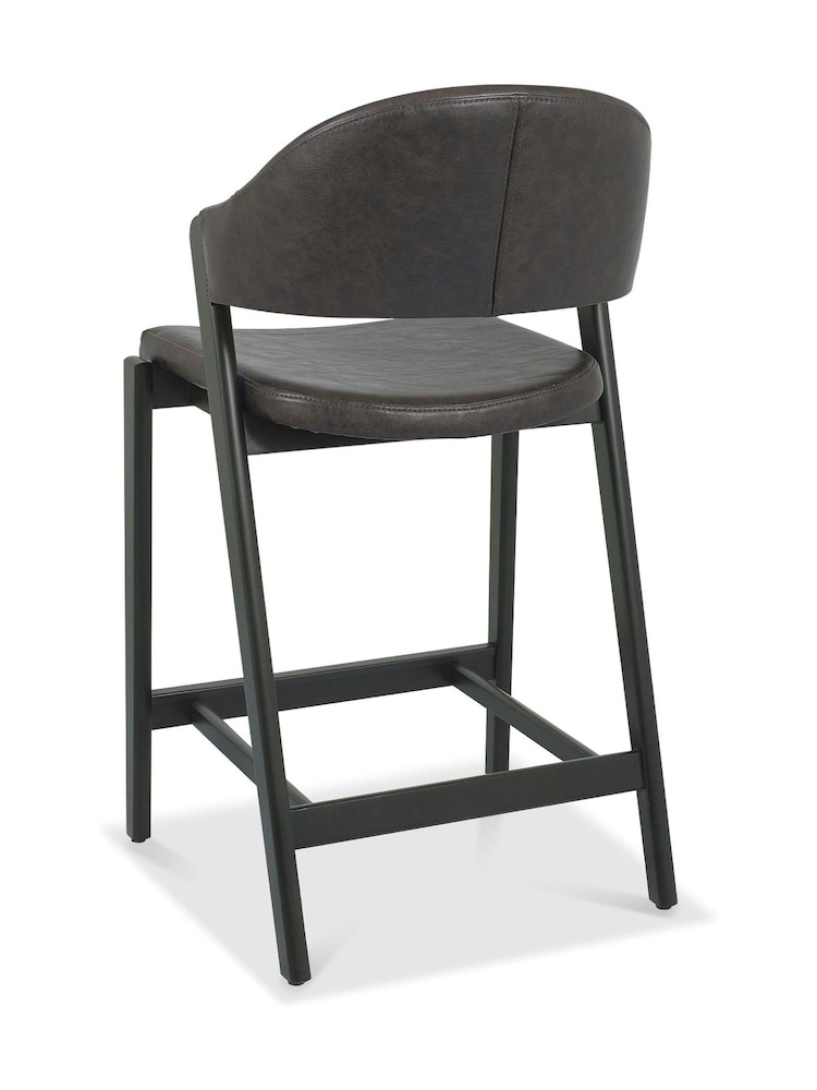 Bentley Designs Peppercorn Old West Vintage Camden Upholstered Bar Stool - Image 4 of 4