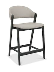 Bentley Designs Peppercorn Grey Camden Upholstered Bar Stool - Image 2 of 4