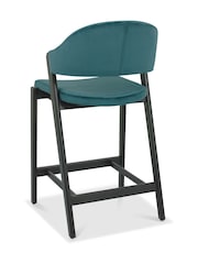 Bentley Designs Peppercorn Azure Camden Upholstered Bar Stool - Image 4 of 4