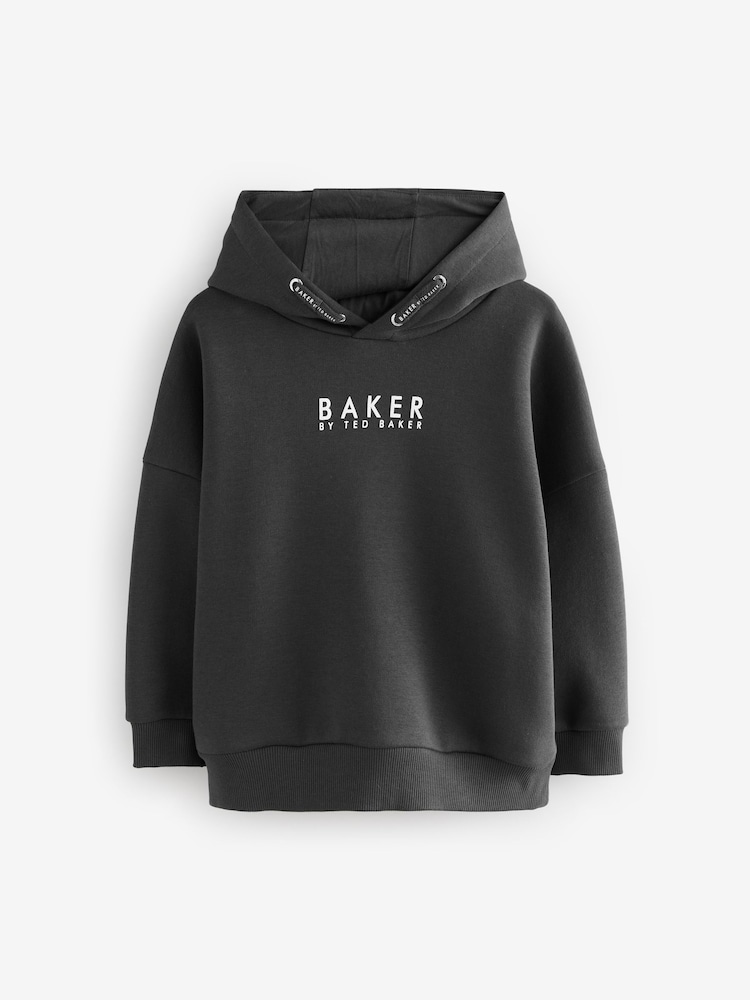 Baker by Ted Baker Oversized Back Print Hoodie - Image 1 of 4