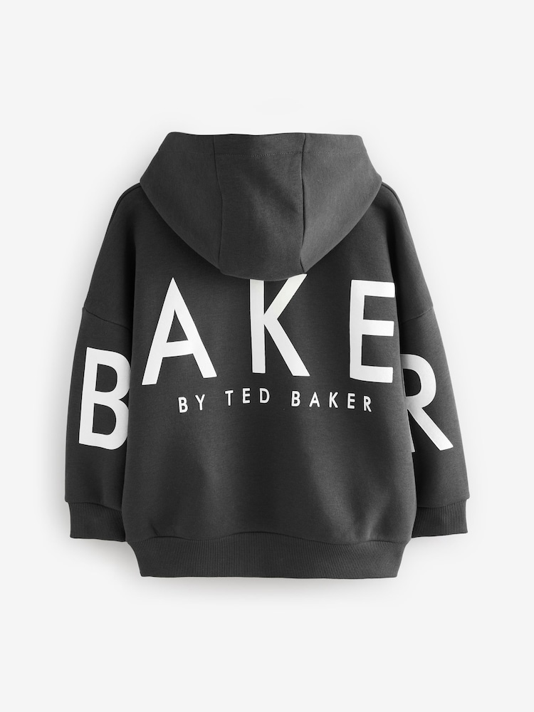 Baker by Ted Baker Oversized Back Print Hoodie - Image 2 of 4