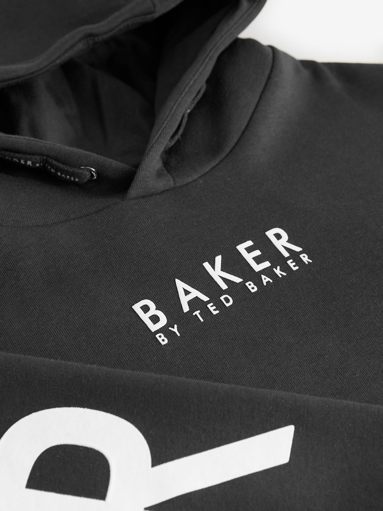 Baker by Ted Baker Oversized Back Print Hoodie - Image 4 of 4
