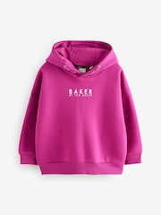 Baker by Ted Baker Oversized Back Print Hoodie - Image 1 of 5