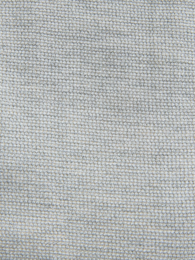 Grey Slim Fit Smart Waffle Textured Blazer With Stretch - Image 10 of 10