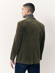 Sage Green Regular Fit Regular Fit Cord Blazer - Image 2 of 10