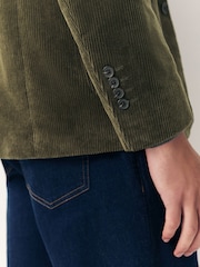 Sage Green Regular Fit Regular Fit Cord Blazer - Image 5 of 10
