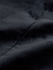 Black Slim Fit Slim Fit Motionflex Cotton Rich Velvet Blazer With Stretch - Image 8 of 9